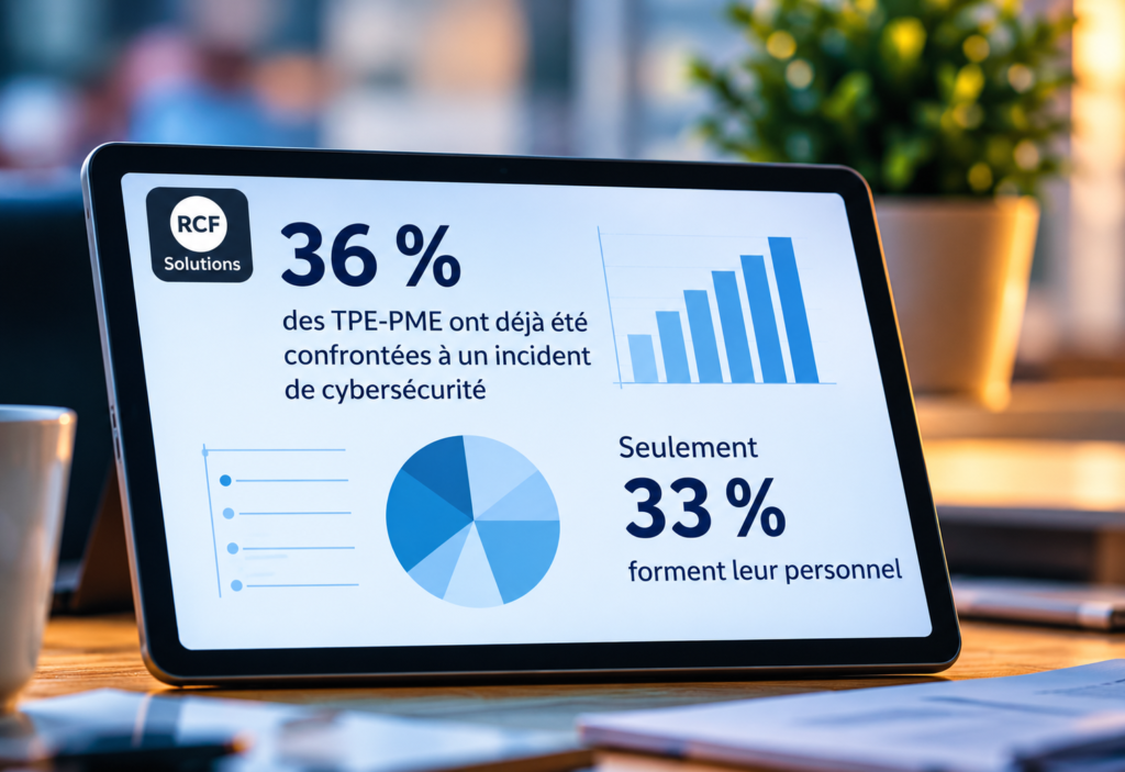 36 % des TPE-PME confrontées à un incident de cybersécurité et 33 % sensibilisant leur personnel – RCF Solutions